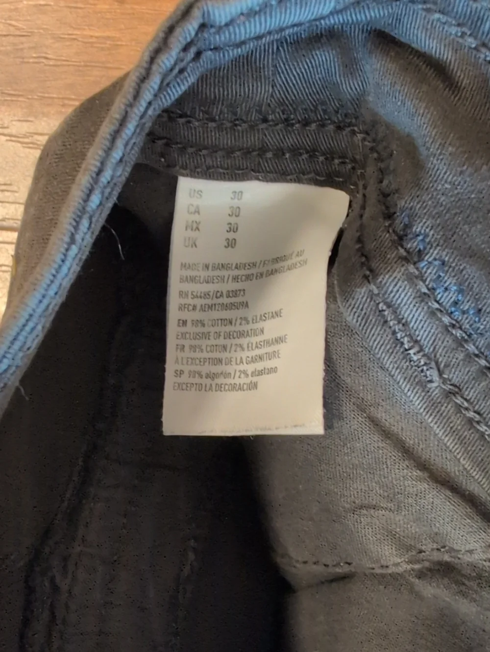 American Eagle Outfitters Men's Cargo Shorts - Black Active Flex Classic Fit